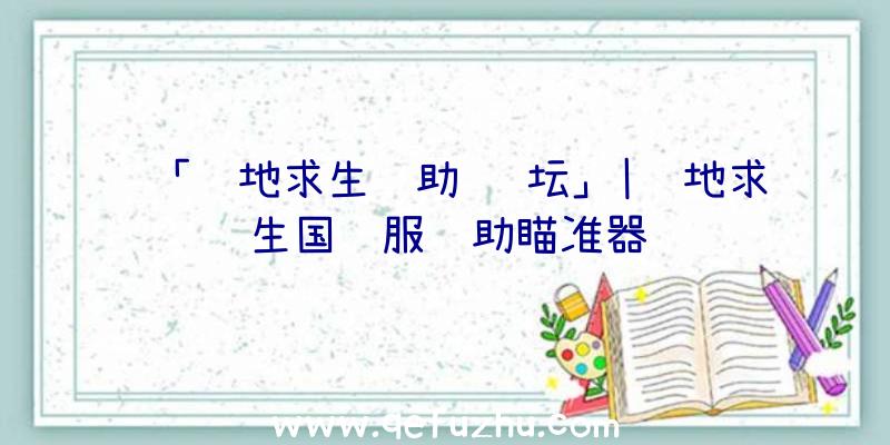 「绝地求生辅助